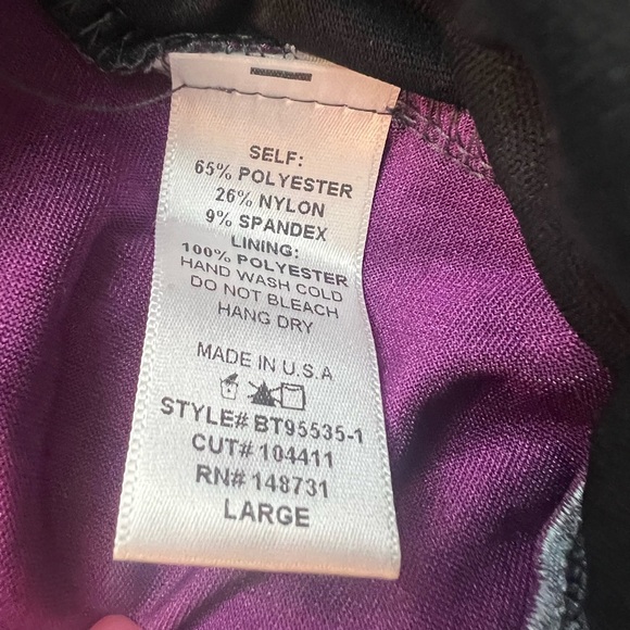 Blue Blush Velvet Crop Top - Picture 8 of 8